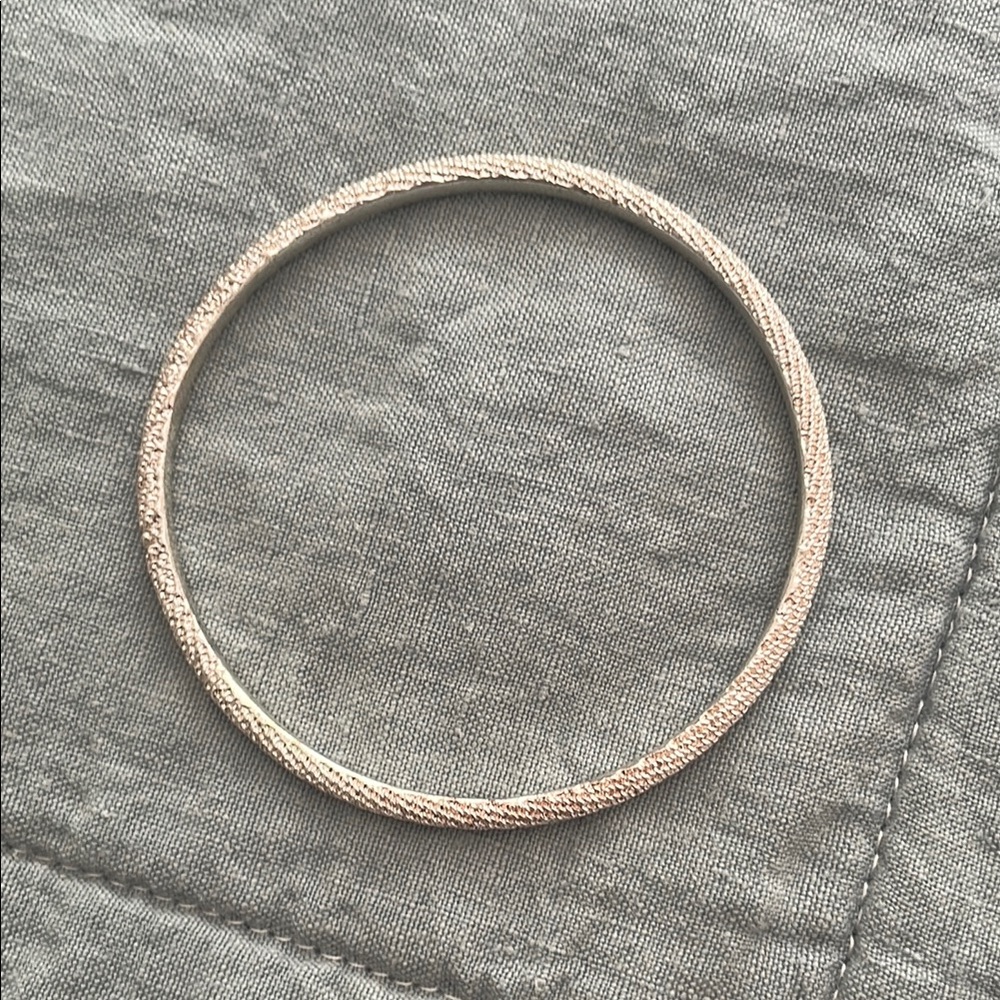 Elegant Silver Bangle Bracelet